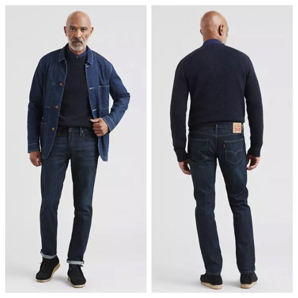 Levi's Men's 511 Slim Fit Jeans Dark Wash Size 34x32
